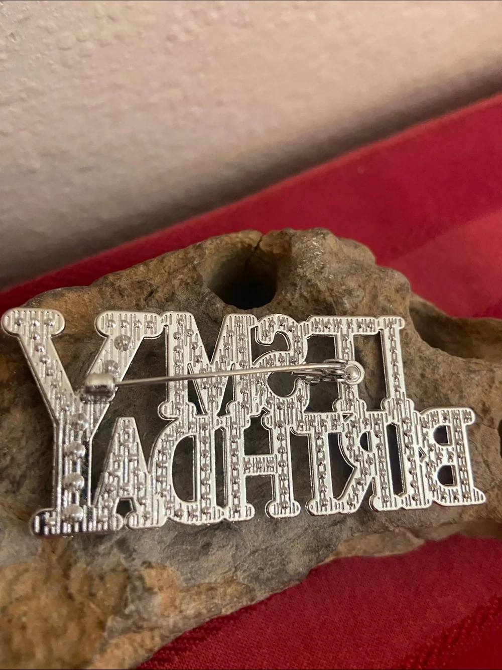 NEW “IT’s MY BIRTHDAY” Rhinestoned Broach